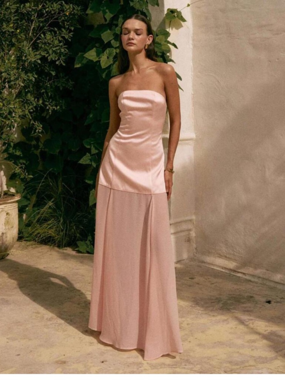 Bubish Jasmine Gown In Peach Pink